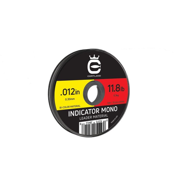 Монофильная леска J. Stockard Fly Fishing Indicator Mono Bi-Color