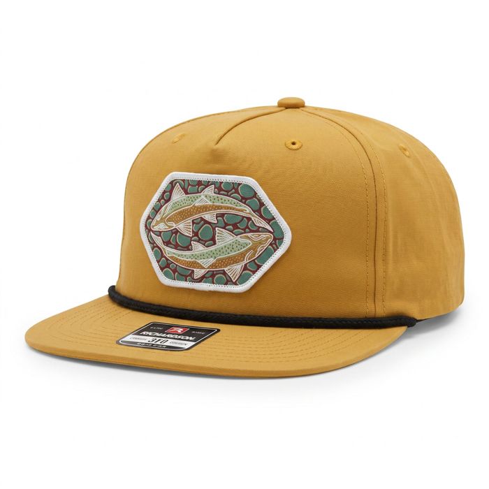 Головной убор Casey Underwood Gold Mustard Twin Trout Rope Hat