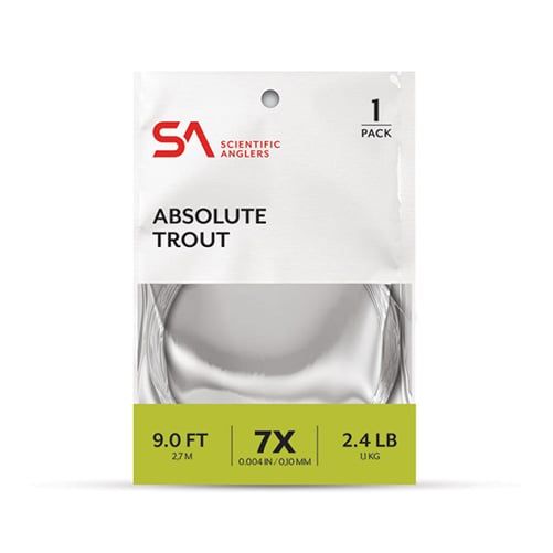 Поводковый материал Scientific Anglers Absolute Trout Leader 9'