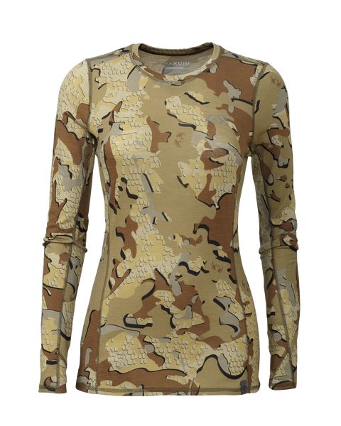 Термобельё KUIU Women's ULTRA Merino 145 LS Crew | Valo