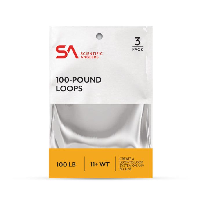 Плетёный шнур Scientific Anglers 100lb Braided Loops 3 Pack