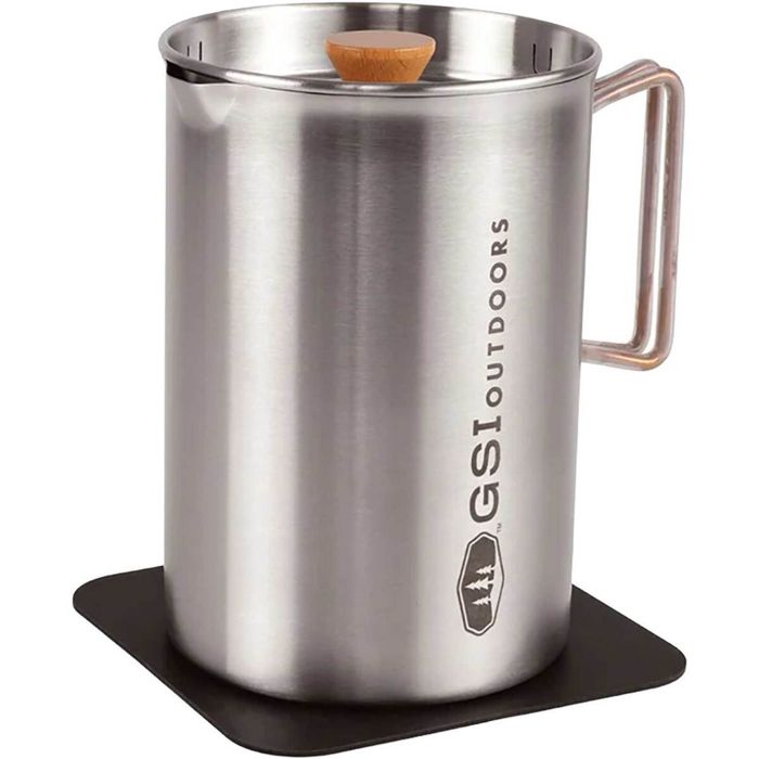 Френч-пресс GSI Outdoors Glacier Stovetop Javapress - Silver