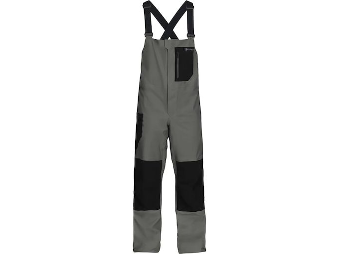 Непромокаемая одежда Simms Men's Vapor Elite Rain Bibs Gray/Black XL