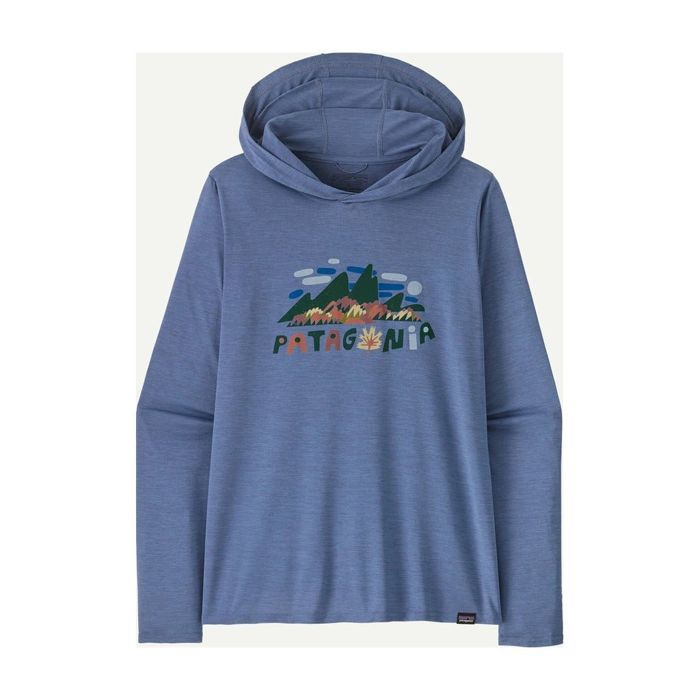 Рыболовная рубашка Patagonia - W's Cap Cool Daily Graphic Hoody - Fitz Roy Foliage: Curren