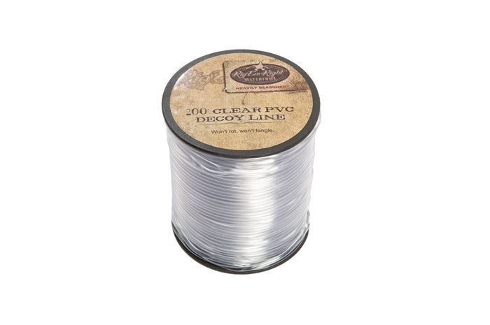 Чучело Rig'Em Right PVC Decoy Line 200' Spool- Clear