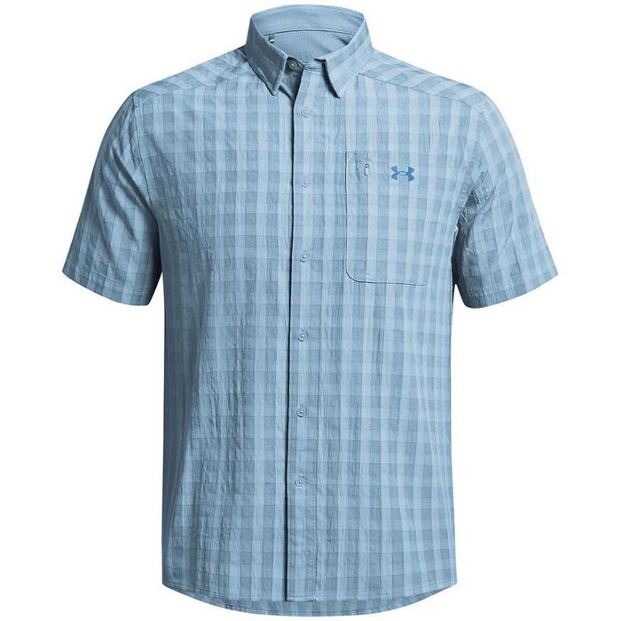 Рыболовная рубашка Under Armour Men's Drift Tide 2.0 Plaid Short Sleeve Fishing Shirt - Ha