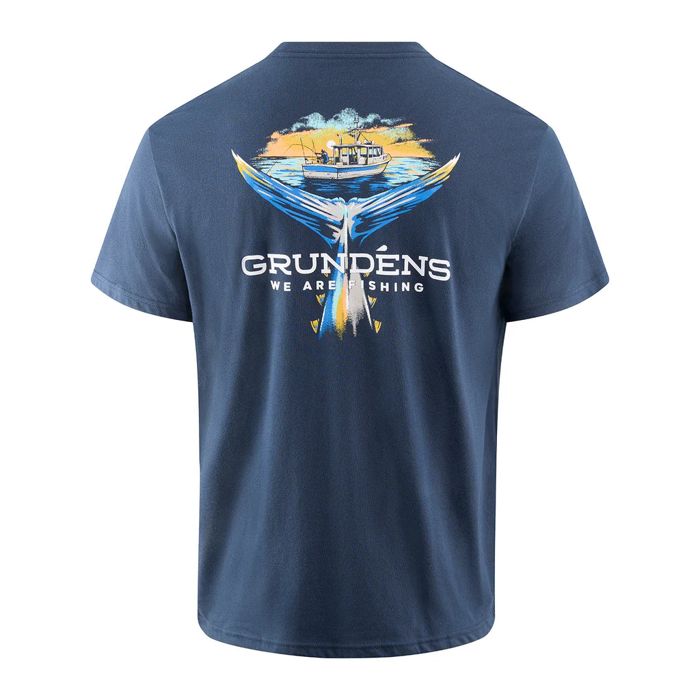 Рыболовная рубашка Grundens Tuna Tailscape SS T-Shirt