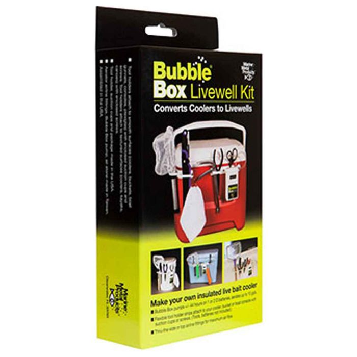 Аэратор для живца Marine Metal Bubble Box Livewell Bait Kit