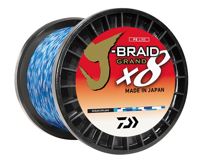Плетёный шнур DAIWA 2026 J-BRAID x8 GRAND BRAIDED LINE - OCEAN SPLASH