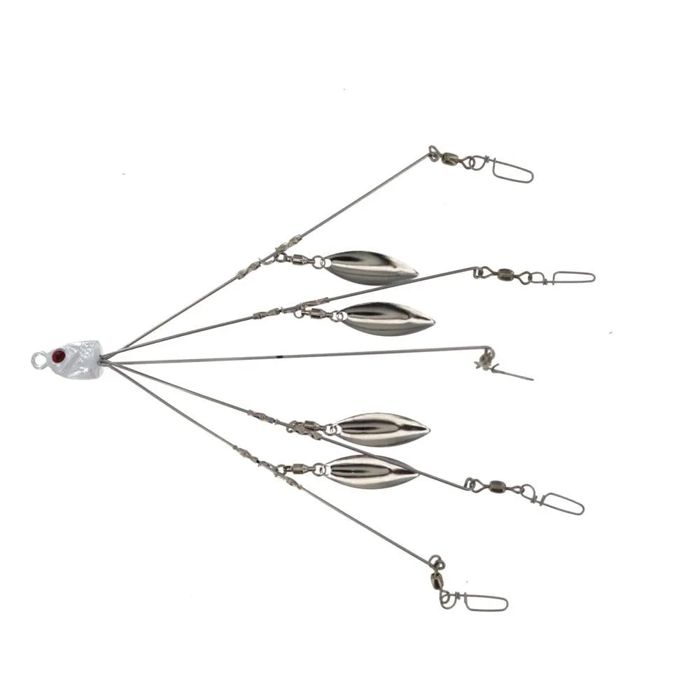 Крючки Georgia Blade A-Rig 6" 4 Nickel Blade 5-Wire 5-Hook
