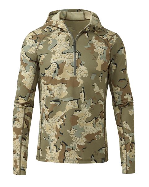 Рыболовная рубашка KUIU Vital S3 Zip-T Hoodie | Valo