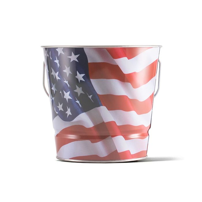 Свеча от комаров Tiki 16 oz. Citronella Wax American Flag Bucket