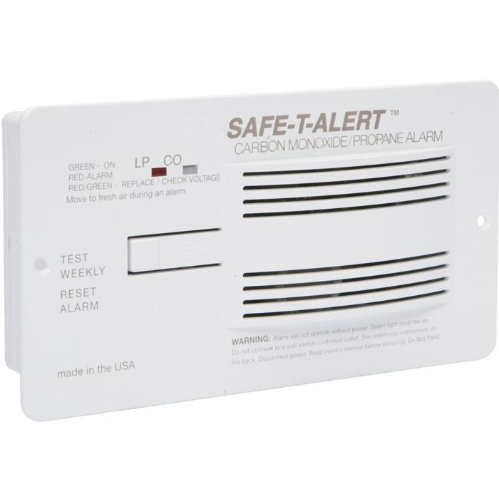 Газовый детектор MTI Industries Safe-T-Alert Carbon Monoxide/Propane Alarm, White