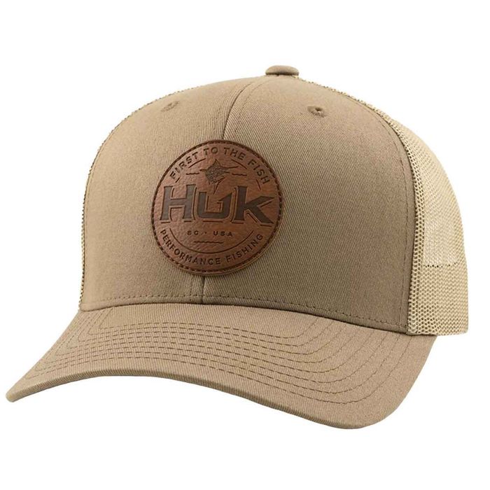 Головной убор Huk Leather Patch Trucker Hat