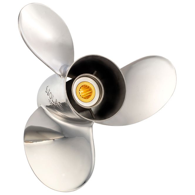 Гребной винт Solas New Saturn 3-Blade Prop, Pressed Rubber Hub / Stainless 13.5 dia 15 pit