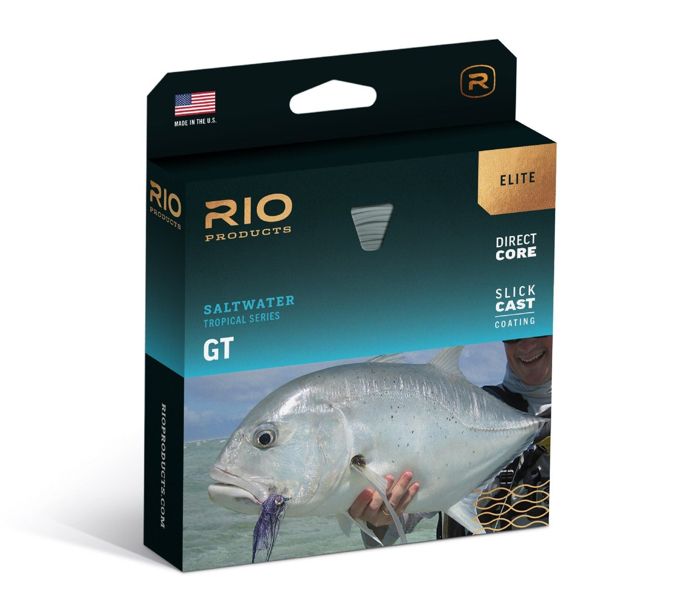 Нахлыстовый шнур RIO Elite GT Fly Line - New with Kevlar Loop - GT - WF10F - Blue/Orange/S