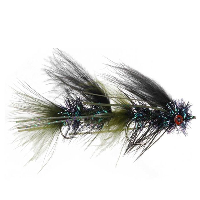 Мушки Roundrocks Double Ugly Streamer Fly - Black, Size 6