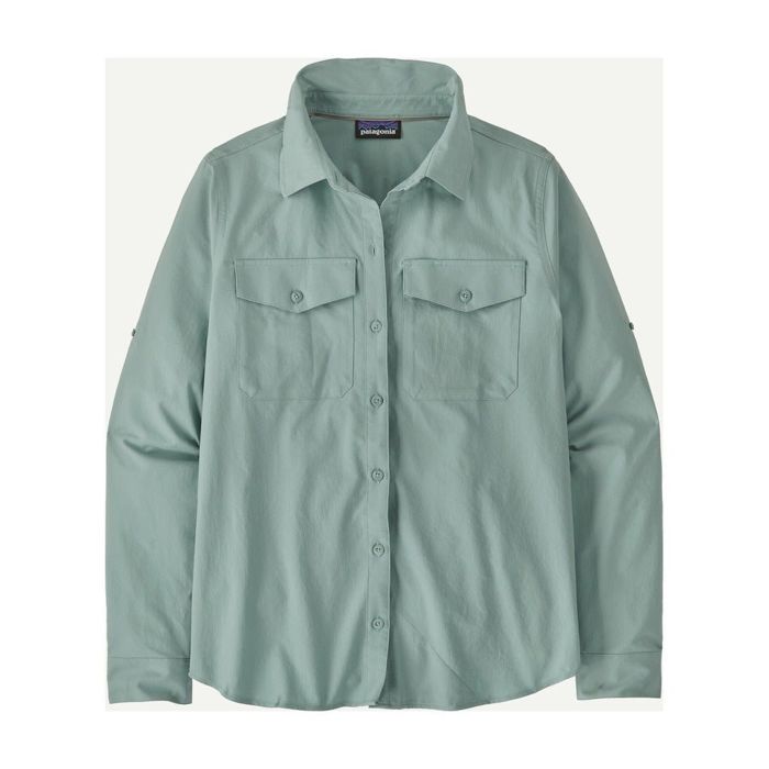 Термобельё Patagonia - Women's Long-Sleeved Self-Guided Sun Shirt - Thermal Blue