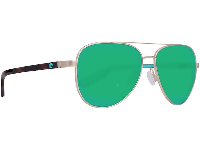 Поляризационные очки Costa Del Mar Men's Peli Polarized Sunglasses Brushed Gold Frame Gree