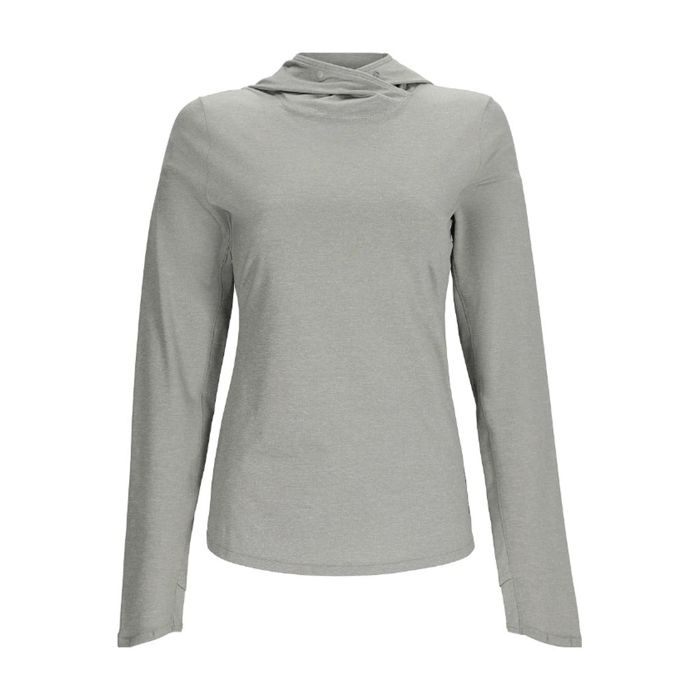 Рыболовная рубашка Simms W's SolarFlex Hoody - Cinder Heather