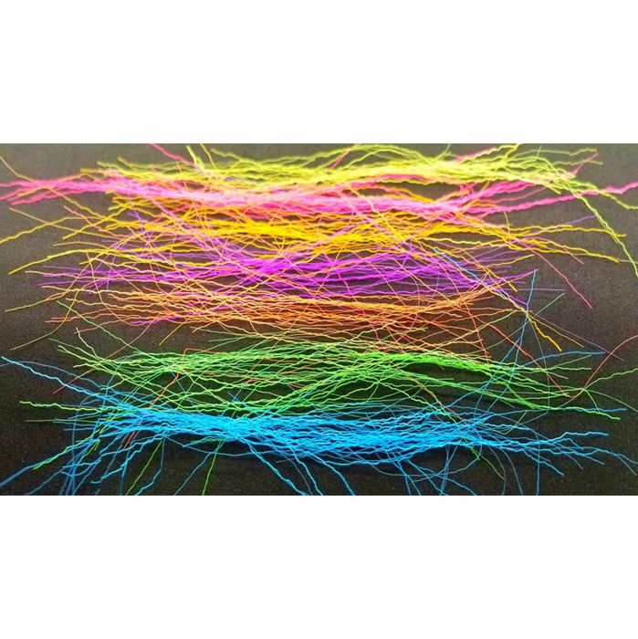 Материал для вязания мушек Hareline Dubbin Inc Hareline Electric Ripple Ice Fiber Fluoresc