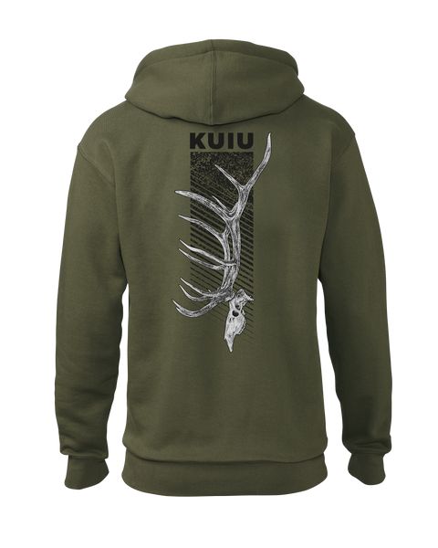 Рыболовная рубашка KUIU Elk Skull Hoodie | Army