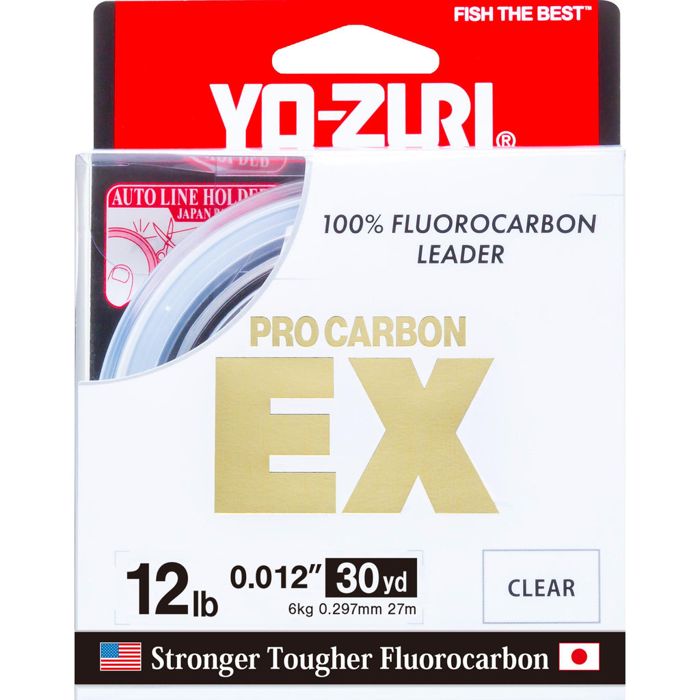 Поводковый материал Yo-Zuri Pro Carbon EX Fluorocarbon Leader Material (30 yd Spools)