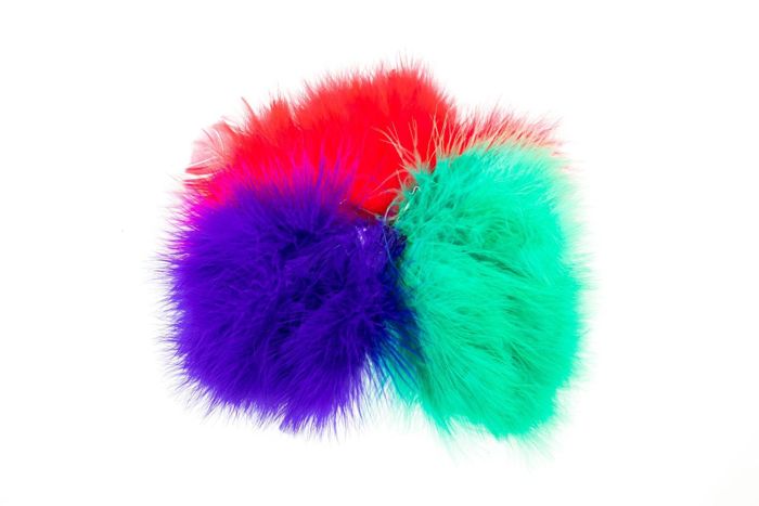 Материал для вязания мушек Hareline Strung Marabou Blood Quills