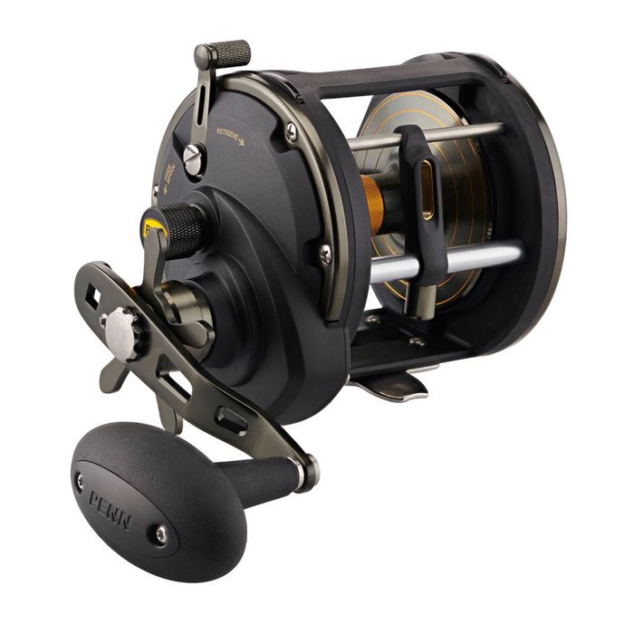 Морская мультипликаторная катушка PENN SQLII50LW Squall II Level Wind Reel