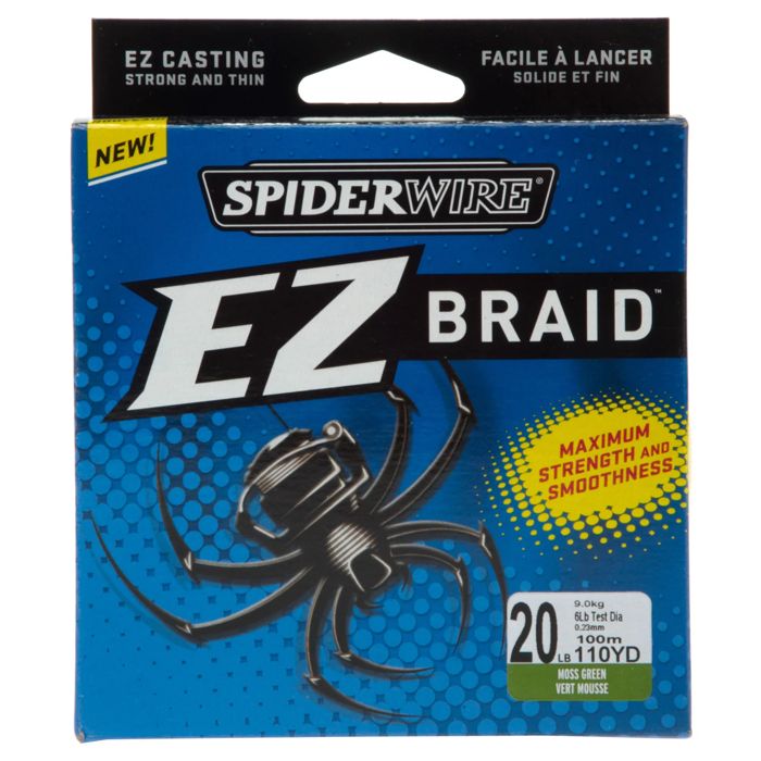 Плетёный шнур Spiderwire EZ Braid 20 lb - 110 yards Braided Fishing Line