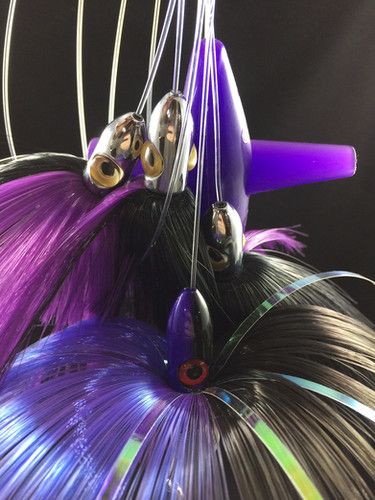 Цепочка Joe Shute Lure Chain, Purple/Black, Light