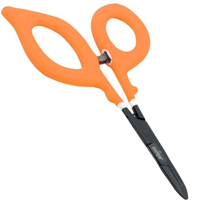 Аксессуар нахлыстовика Umpqua River Grip Scissor Straight Clamp Forceps - Hot Orange, 6in