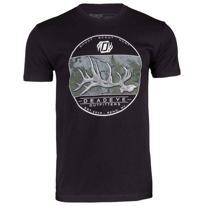 Рыболовная рубашка Deadeye Outfitters Deadeye Men's Euro Bull Short Sleeve Casual Shirt