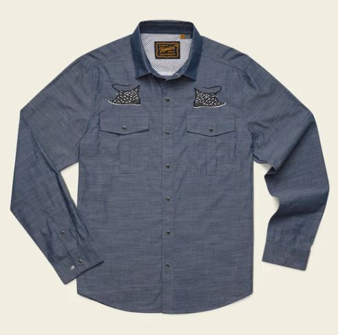 Рыболовная рубашка Howler Brothers Howler Bros Gaucho Snapshirt - Patrolling Rays