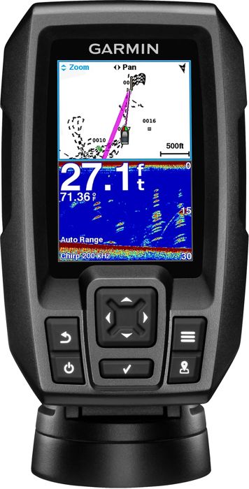 Эхолот Garmin STRIKER 4 CHIRP Sonar/GPS Fishfinder Combo