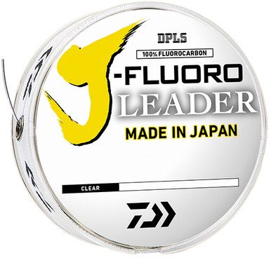 Daiwa J-Fluoro флюорокарбоновый поводок 20 lb, 100 ярдов