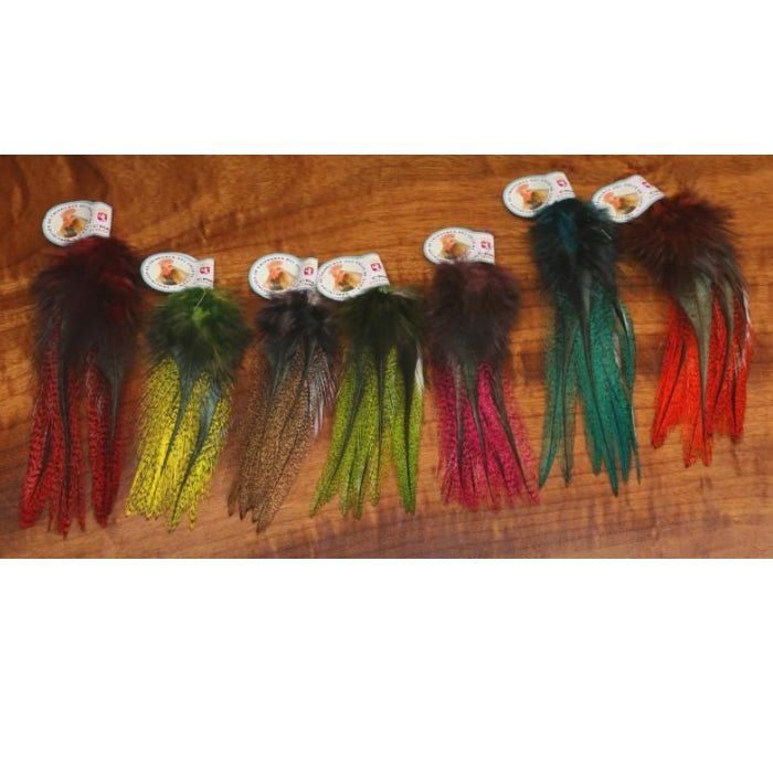 Материал для вязания мушек Hareline UV2 Coq de Leon Perdigon Fire Tail Feathers
