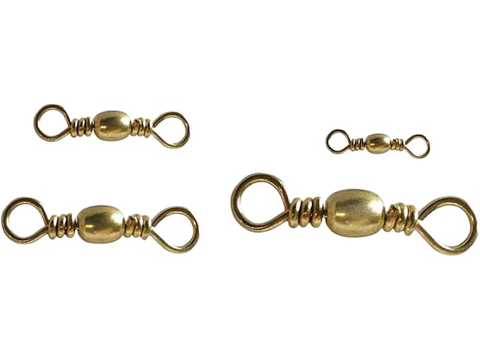 Вертлюги и застёжки Do-it Molds Do It Molds Barrel Swivels #7 Brass 144 PK