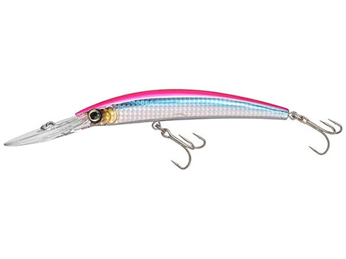Морская приманка Yo-Zuri Crystal Minnow Deep Diver Jerkbait 3.5 Fluorescent Pink