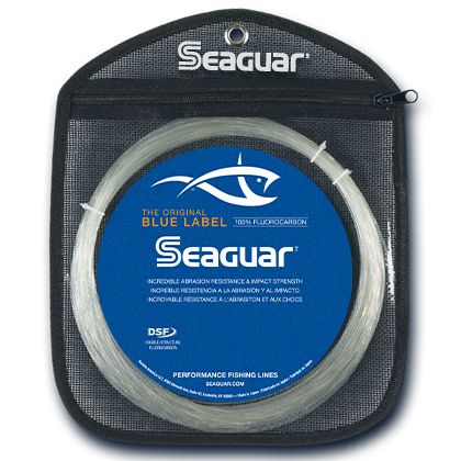 Поводковый материал KUREHA AMERICA LLC SEAGUAR BIG GAME Blue Label Fluorocarbon Leader