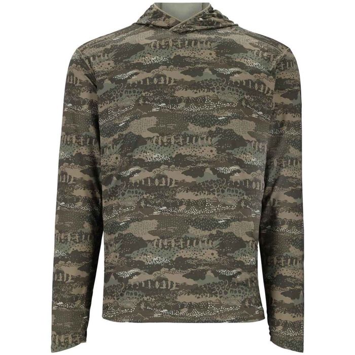 Рыболовная рубашка Simms Men's Bugstopper Solarflex Hooded Long Sleeve Fishing Shirt