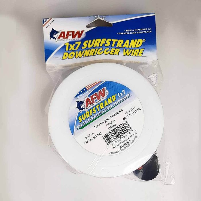 Даунриггер AFW Downrigger Cable135LB Camo - 200FT