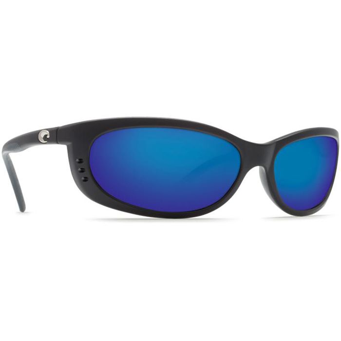 Поляризационные очки Costa Fathom Polarized Sunglasses - Matte Black/Blue Mirror