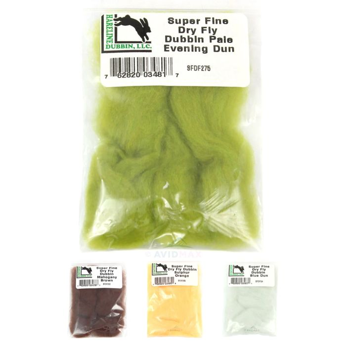 Материал для вязания мушек Hareline Dubbin Inc Hareline Super Fine Dry Fly Dubbing