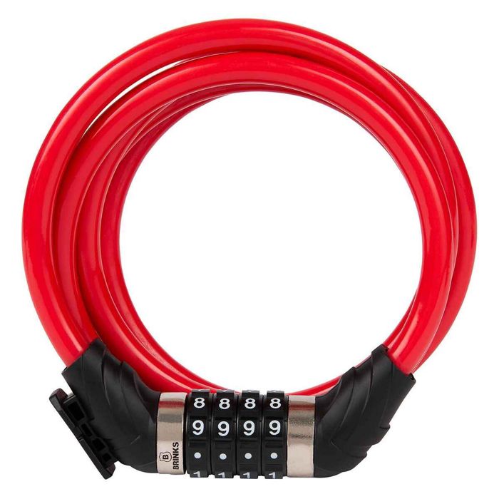 Трос-замок Brinks 4-Dial Resettable 3/8in Combination Cable - 6ft