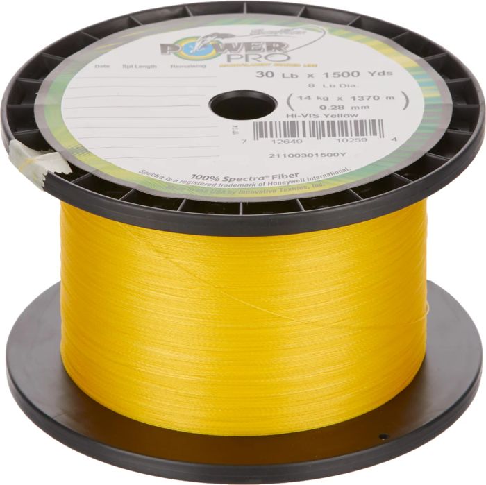 Плетёный шнур PowerPro 30 lb - 1,500 yards Braided Fishing Line