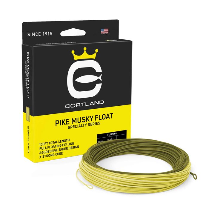 Нахлыстовый шнур Ascent Fly Fishing Cortland Pike Musky Float Fly Line