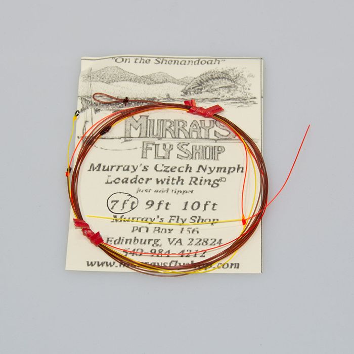 Поводковый материал Murray's Czech Euro High Sticking Nymph Leaders with Ring - 7 ft