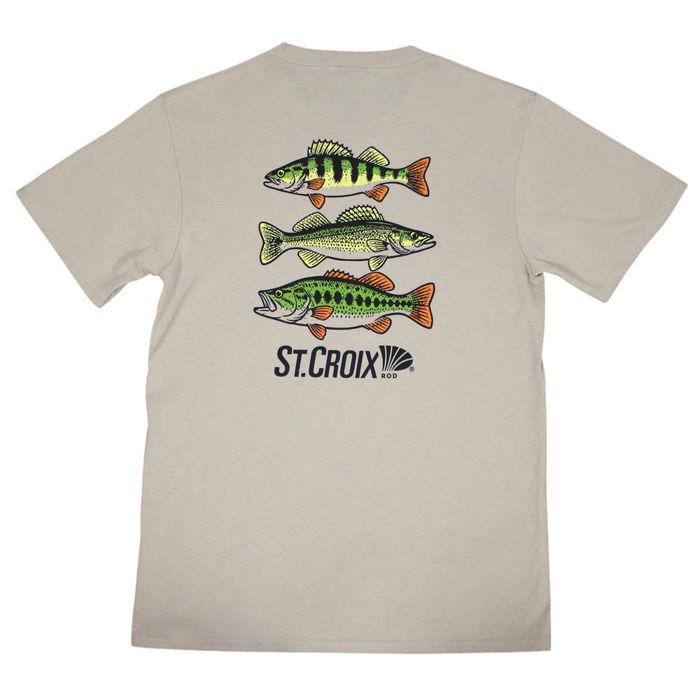 Рыболовная рубашка ATS St. Croix Youth Freshwater Trio Tee