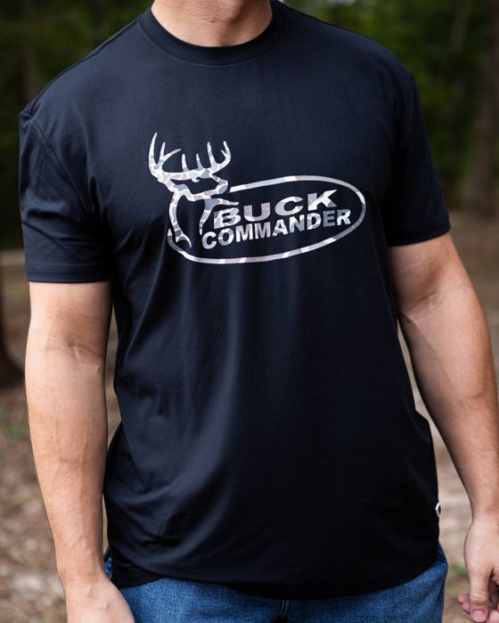 Рыболовная рубашка Buck Commander x Burlebo Midnight Black Go To Tee